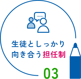 03 生徒としっかり向き合う担任制